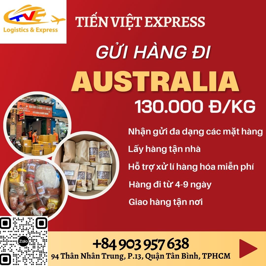 Gửi hàng đi Úc - Tiến Việt Express